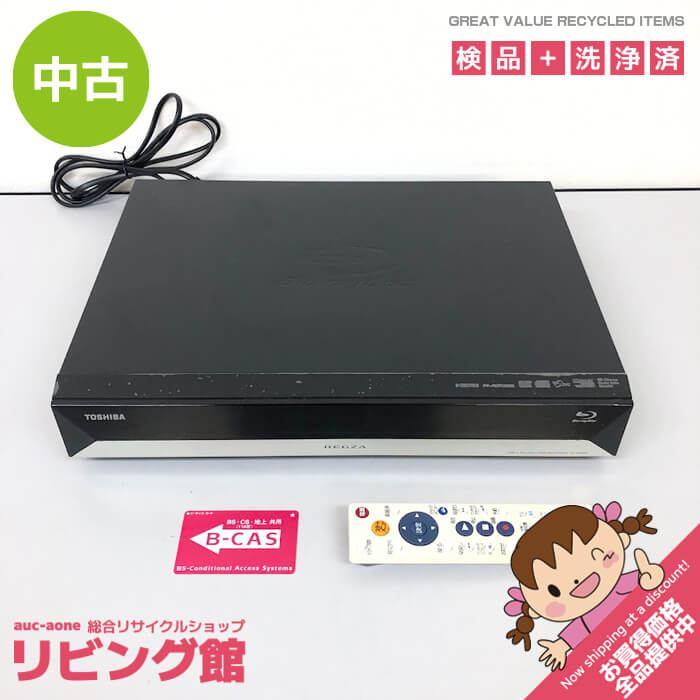 【中古】 東芝 ブルーレイディスクレコーダー 500GB RD-BR600 レグザ 簡易リモコン付き  TOSHIBA REGZA 録画 シングルチューナー 外付USB対応 | TOSHIBA