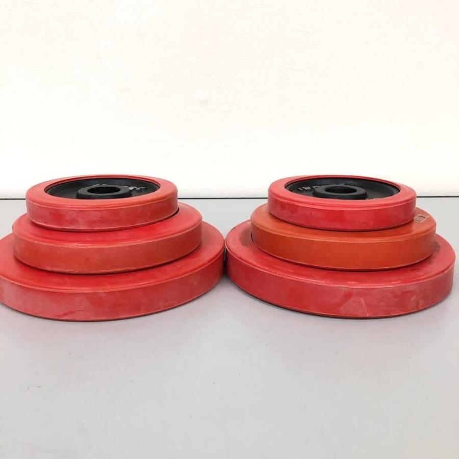 【中古】 IROTEC ラバーリング付 ダンベル 20Kg 片手分×1個 アイロテック 可変式ダンベル プレート式 金属シャフト 筋トレ 筋力 |  | 04