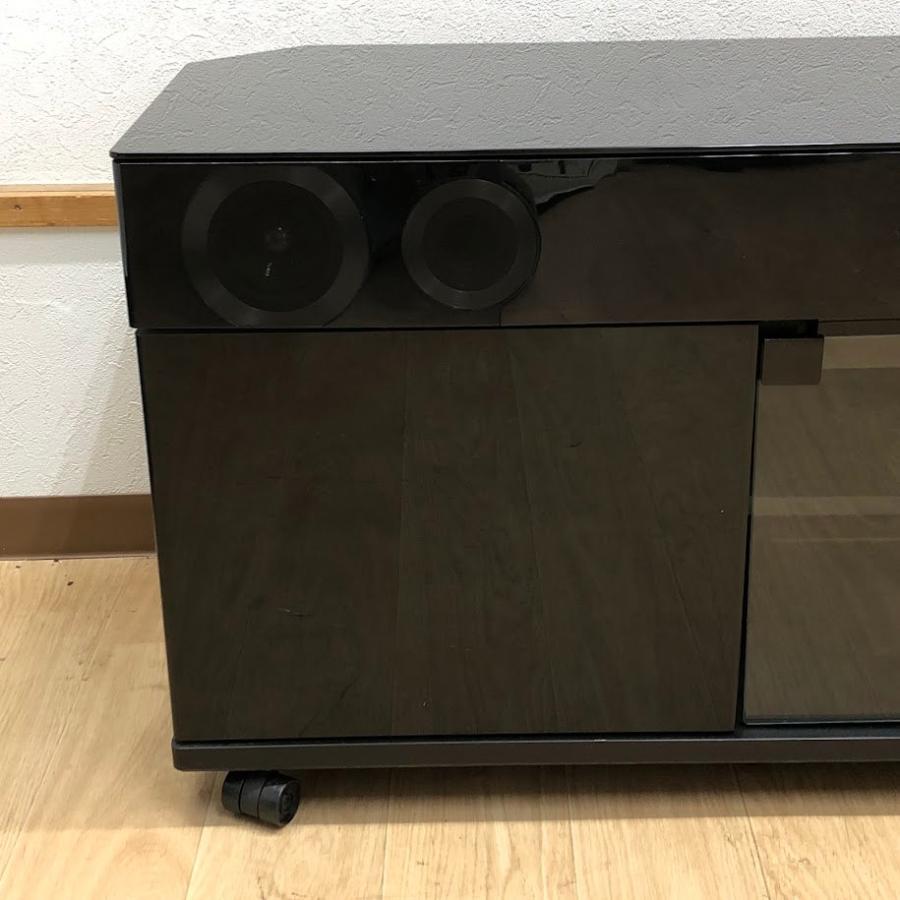 【中古】 パナソニック ラックシアター ブラック SC-HTX730 幅120cm スピーカー付 Panasonic ホームシアターオーディオシステム 黒 鏡面仕上げ | Panasonic | 01