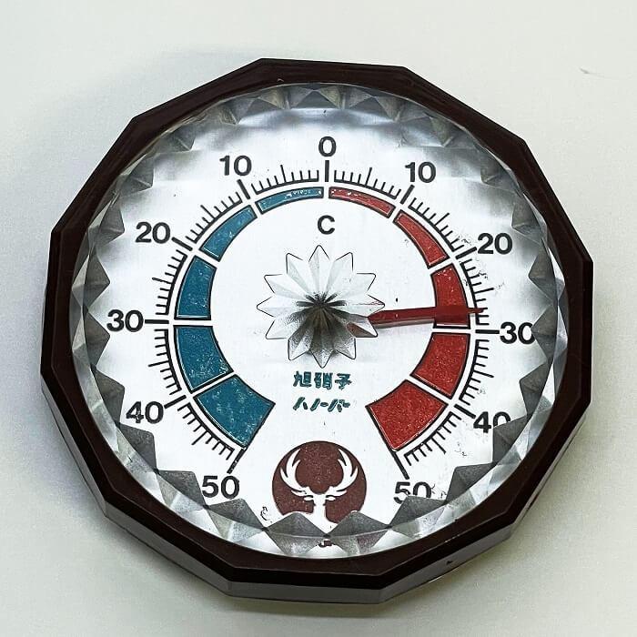 【未使用品】 旭硝子 屋外寒暖計 ハノーバー 北方圏センター 温度計 外気温 冬の健康管理 生活文化 |  | 01