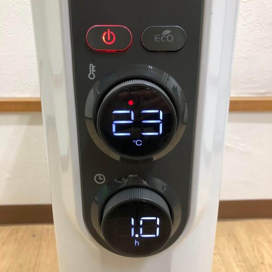 【中古】 デロンギ アミカルド オイルヒーター RHJ35M0812-DG ホワイト 8枚フィン 1200W 8〜10畳 取扱説明書付 DeLonghi キャスター付 |  | 01