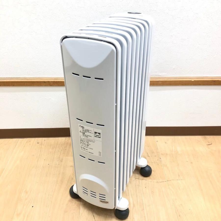 【中古】 デロンギ アミカルド オイルヒーター RHJ35M0812-DG ホワイト 8枚フィン 1200W 8〜10畳 取扱説明書付 DeLonghi キャスター付 |  | 03