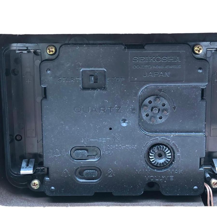 【中古】セイコー 壁掛け時計 RX311B 木目調 レトロ Chime&Strike アナログ時計 チャイム 壁掛け ステップ秒針 SEIKO 掛時計 木製風 スクエア |  | 04