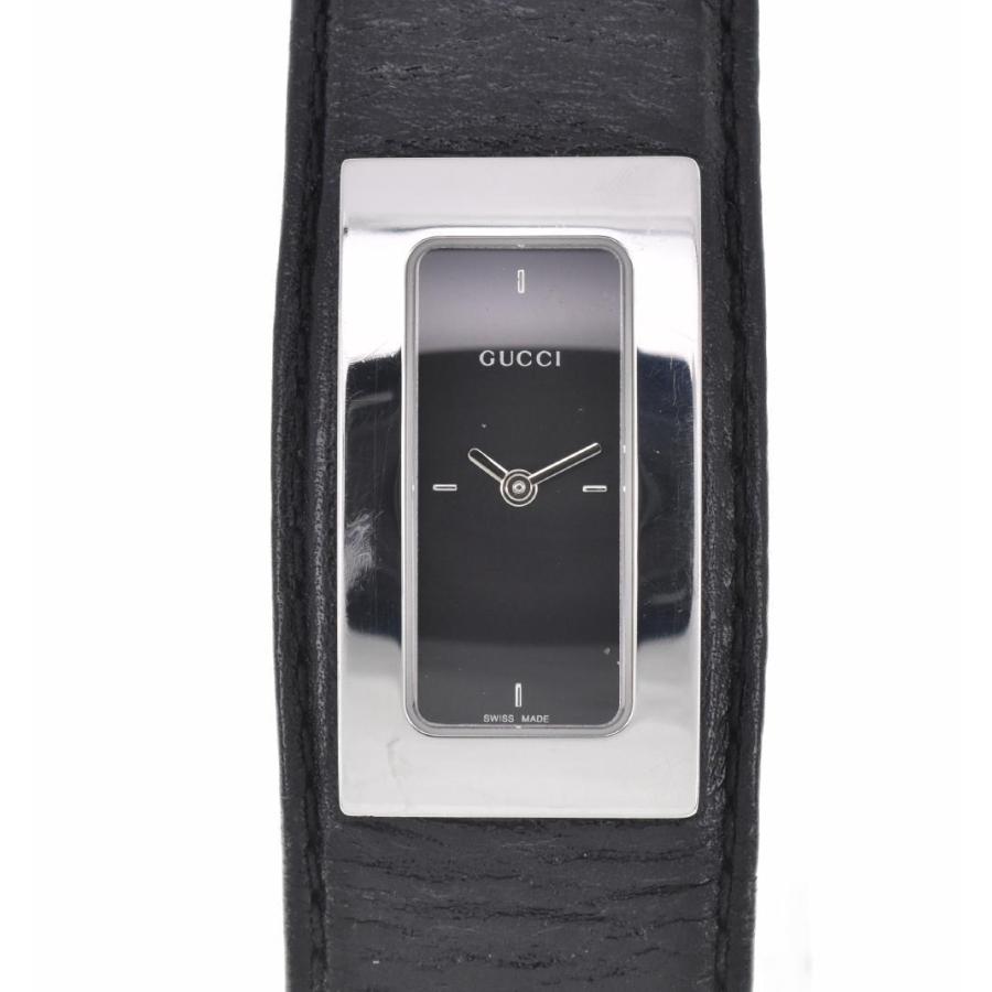 GUCCI ブラック ステンレス 時計 GUCCI 【GUCCI】グッチ 7800S ステンレス/レザー クォーツ
