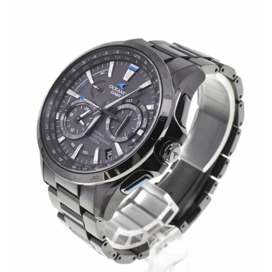 【超希少】カシオ オシアナス OCW-G1000B-1AJF ソーラー チタン CASIO（カシオ） ☆美品【CASIO】カシオ オシアナス OCW-G1000B-1AJF