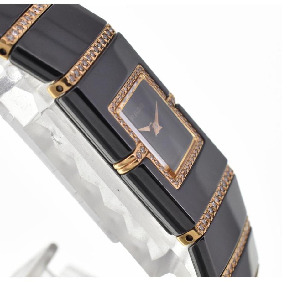 △ ☆美品【RADO】ラドー ダイヤスター K18/セラミック/ダイヤモンド