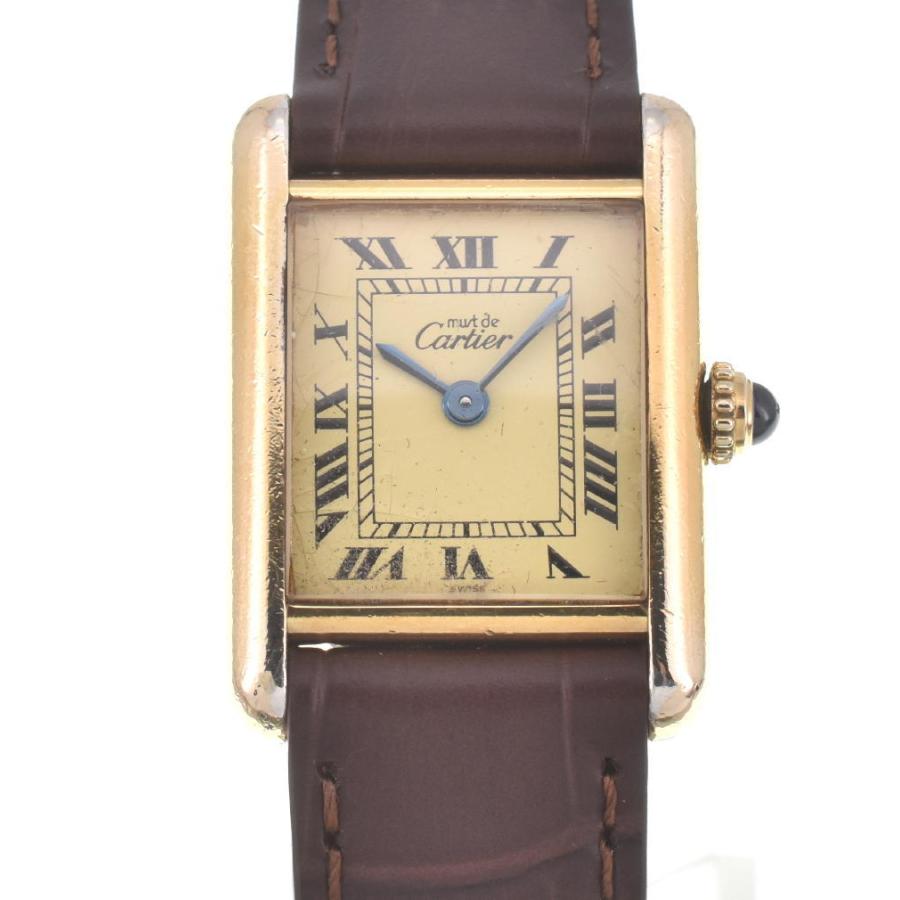 ☆CARTIER☆カルティエ マストタンクSM (ヴェルメイユ 5057001) Cartier（カルティエ） 【CARTIER】カルティエ マストタンク
