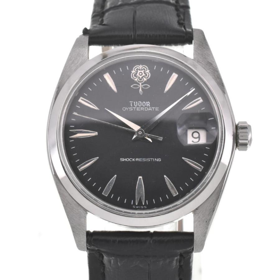 oh済デカバラ チュードル　チューダー　Ref.7962手巻き　デカ薔薇 TUDOR（チューダー） ☆良品【TUDOR】チュードル オイスター 7962 デカ