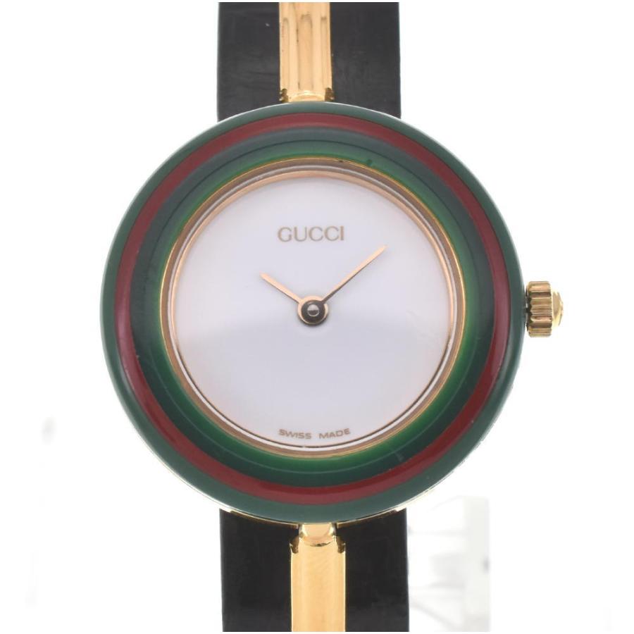 グッチ腕時計 GUCCI △ 【GUCCI】グッチ チェンジベゼル 11/12.2 GP クォーツ