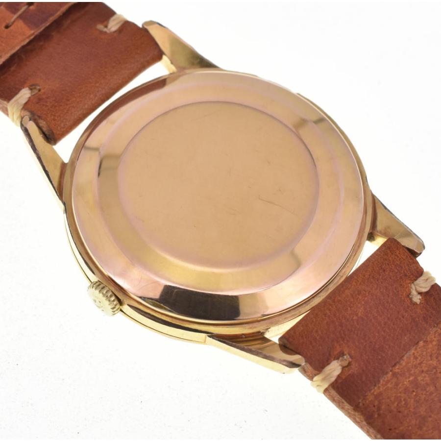 OMEGA △ 【OMEGA】オメガ 14772-SC-61 GP/レザー Cal.285 手
