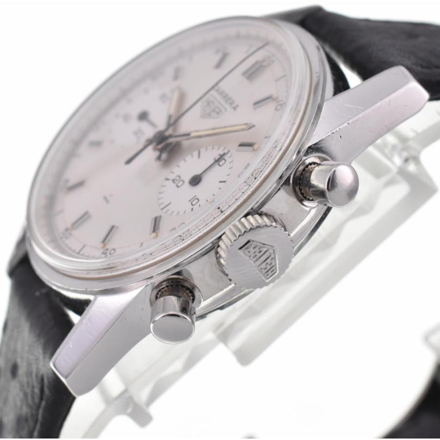 △ ☆良品【Heuer】ヴィンテージ ホイヤー カレラ クロノグラフ 7753