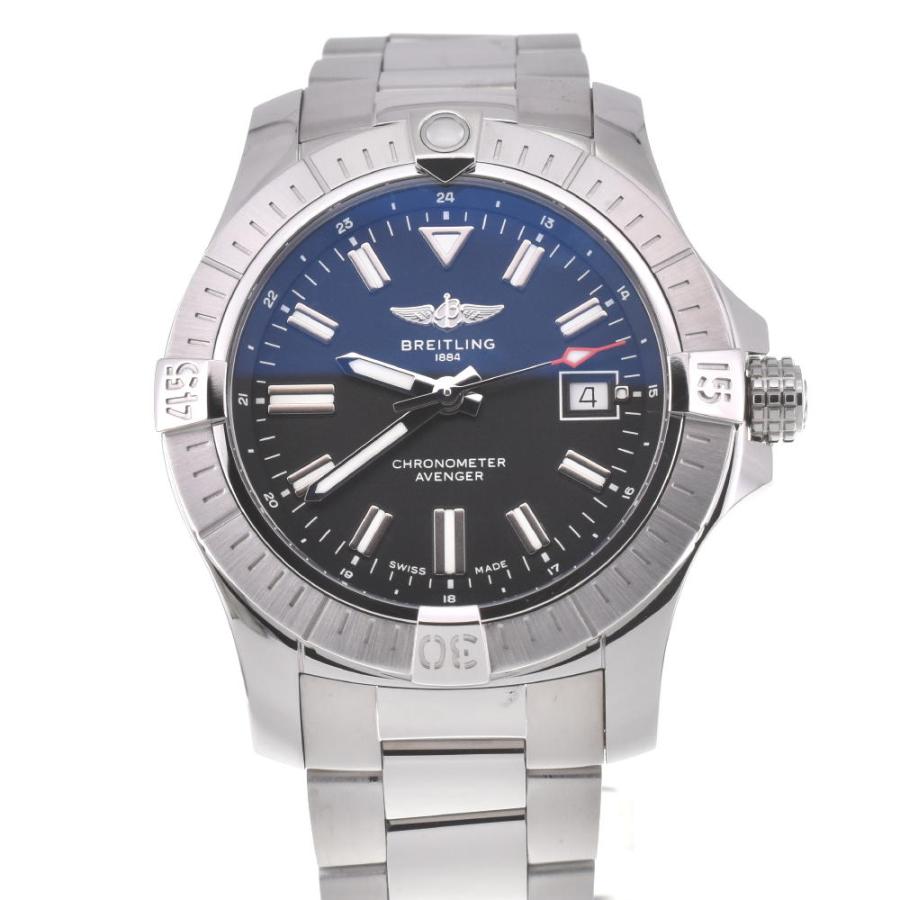 △ ☆美品【BREITLING】ブライトリング アベンジャー A17318 オートマチック 43 自動巻き メンズ M#113236 | ブライトリング