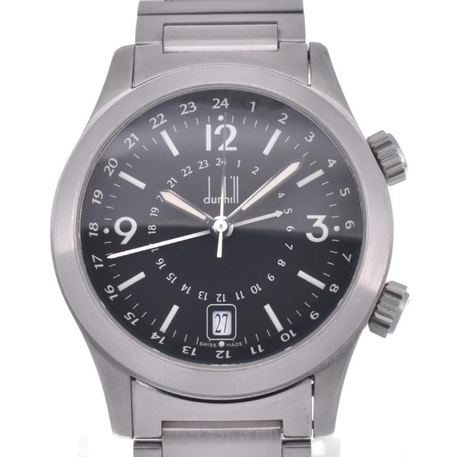 ☆美品【Dunhill】ダンヒル シティスケープ トラベラー 8028 GMT  