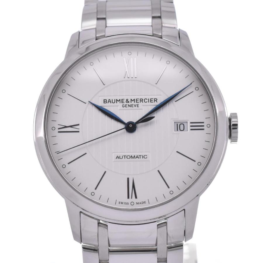 ☆良品【Baume & Mercier】ボーム＆メルシェ クラシマ MOA10215/65773 デイト 自動巻き メンズ P#118062 ...