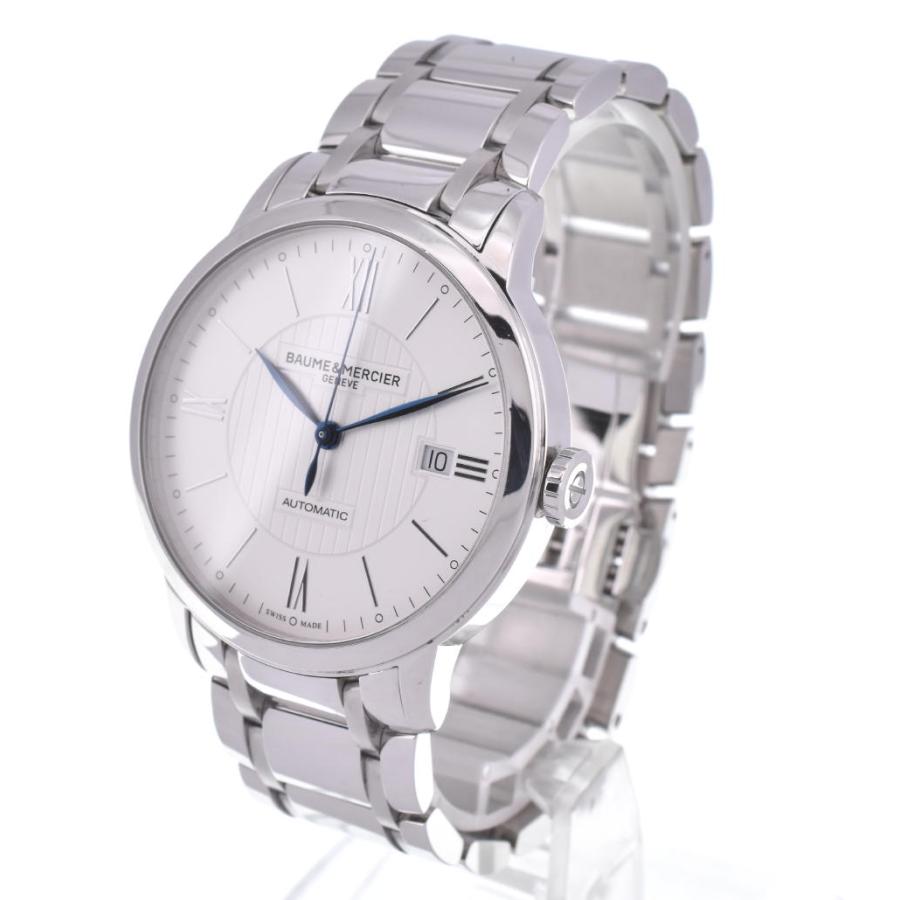 ☆良品【Baume & Mercier】ボーム＆メルシェ クラシマ MOA10215/65773 デイト 自動巻き メンズ P#118062 ...