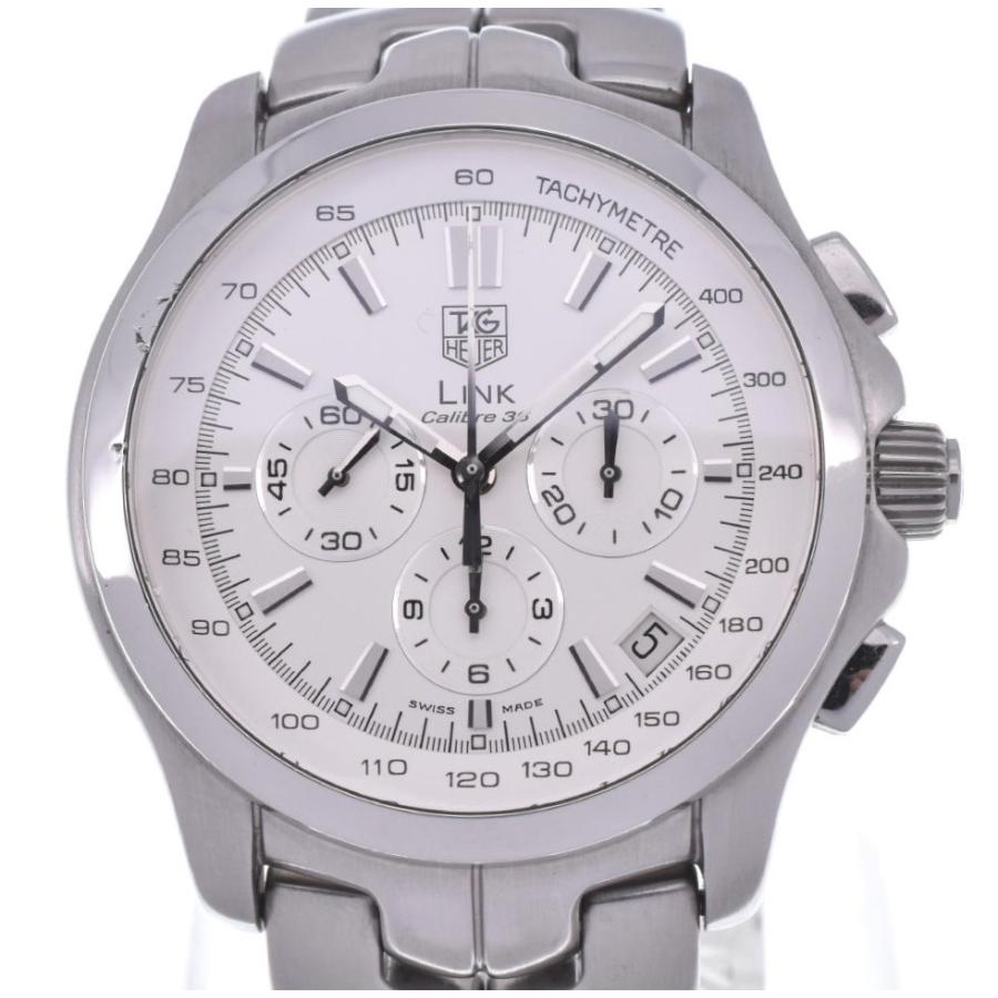 TAG HEUER 【TAG HEUER】タグホイヤー リンク CT511B クロノグラフ 自動巻き メンズ C#119178 ...