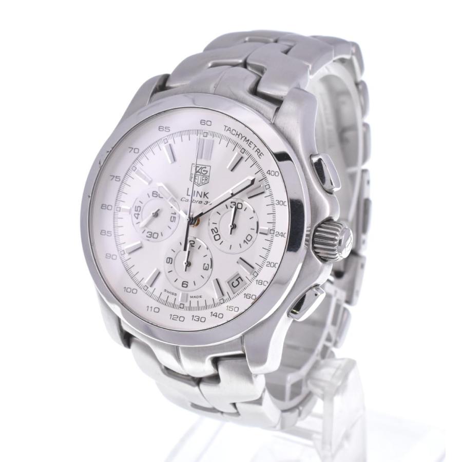 TAG HEUER 【TAG HEUER】タグホイヤー リンク CT511B クロノグラフ 自動巻き メンズ C#119178 ...