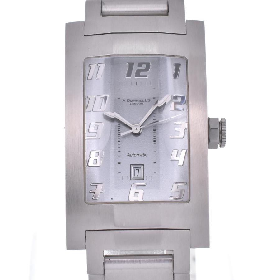 dunhill（ダンヒル） ☆良品【Dunhill】ダンヒル ダンヒリオン 8020 3面カットガラス デイト 自動巻き メンズ H ...