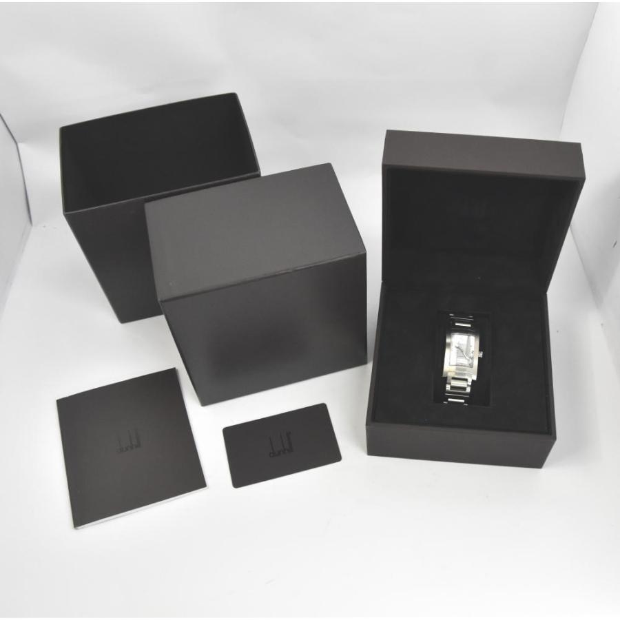 dunhill（ダンヒル） ☆良品【Dunhill】ダンヒル ダンヒリオン 8020 3面カットガラス デイト 自動巻き メンズ H ...
