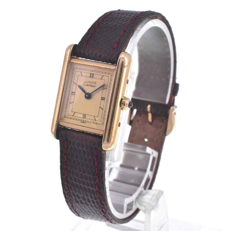 Cartier 【CARTIER】カルティエ マストタンク ヴェルメイユ