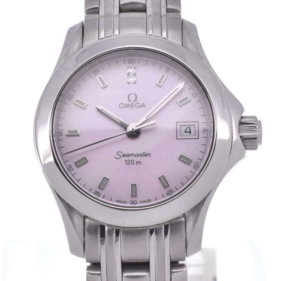 OMEGA △ 【OMEGA】オメガ シーマスター 120M 2581.64 2Pダイヤ デイト  