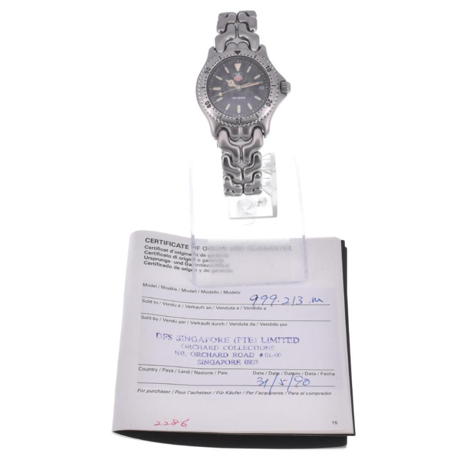 TAG HEUER（タグ・ホイヤー） △ TAG HEUER S99.213K S/el 200M