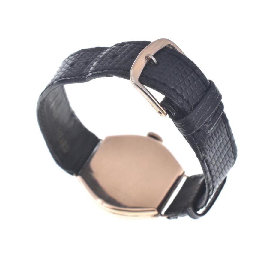 OMEGA（オメガ） ヴィンテージ ポーセリンダイヤル スモセコ YG/レザー