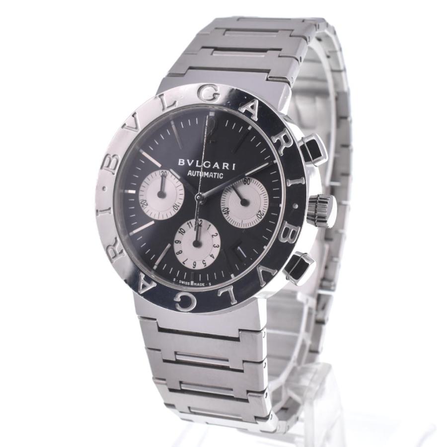 BVLGARI △ ブルガリ BB38SSCH ブルガリブルガリ クロノグラフ 自動  