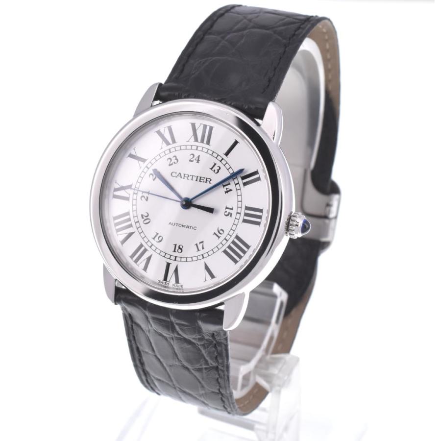 CARTIER カルティエ ウォッチ ロンドソロ ドゥ カルティエ 時計 WSRN0021 腕時計
 ステンレス シルバー 自動巻き ユニセックス【中古】471 新品)CARTIER カルティエ ロンドソロ WSRN0023（商品ID：2717005343756