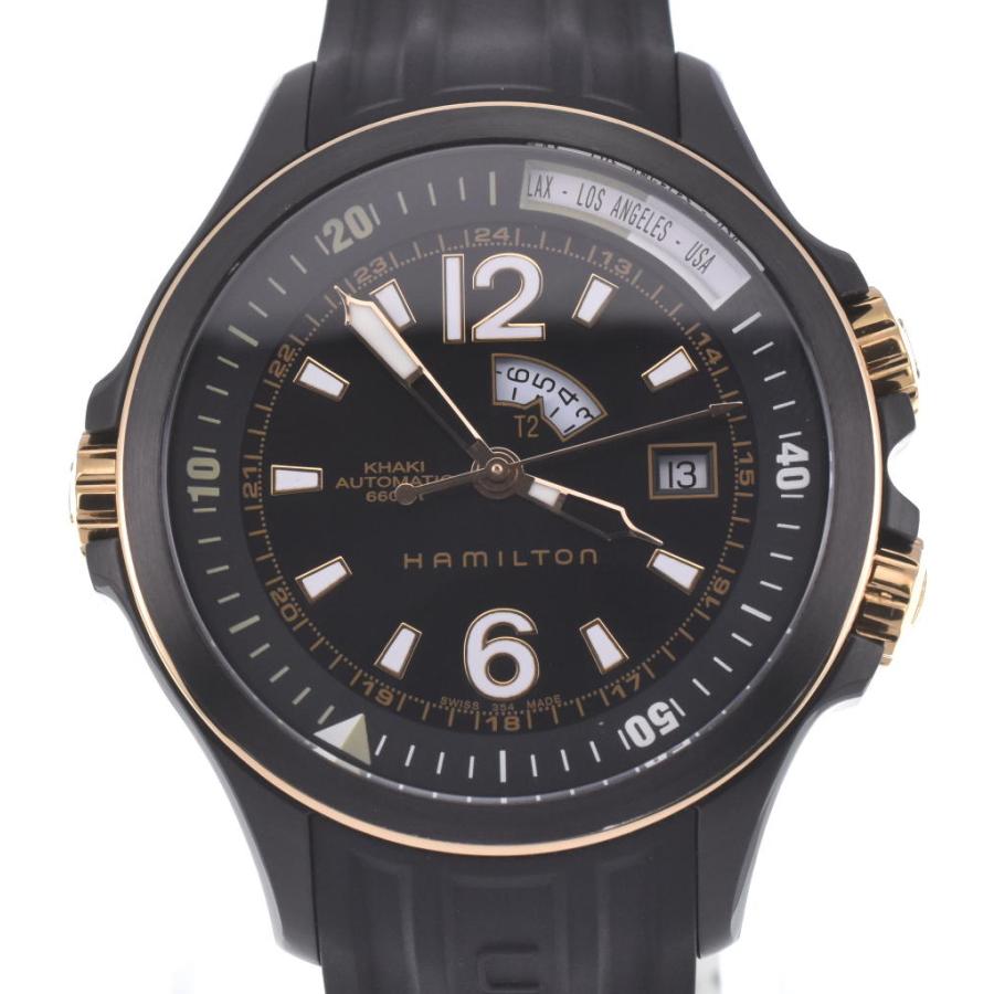 HAMILTON（ハミルトン） HAMILTON H775750 カーキ GMT 自動巻き メンズ