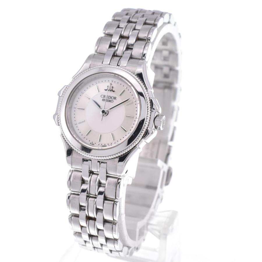 ✨SEIKO✨セイコー✨クレドール✨18KT✨シルバー文字盤✨クォーツ✨腕時計✨ SEIKO（セイコー） SEIKO 4J81-0B20 クレドール SS/K18WG クォーツ