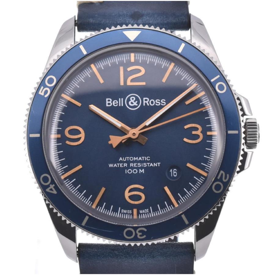 ベル&ロス Bell＆Ross BRV2-92-S アエロナバル ソレイエブルー 文字盤