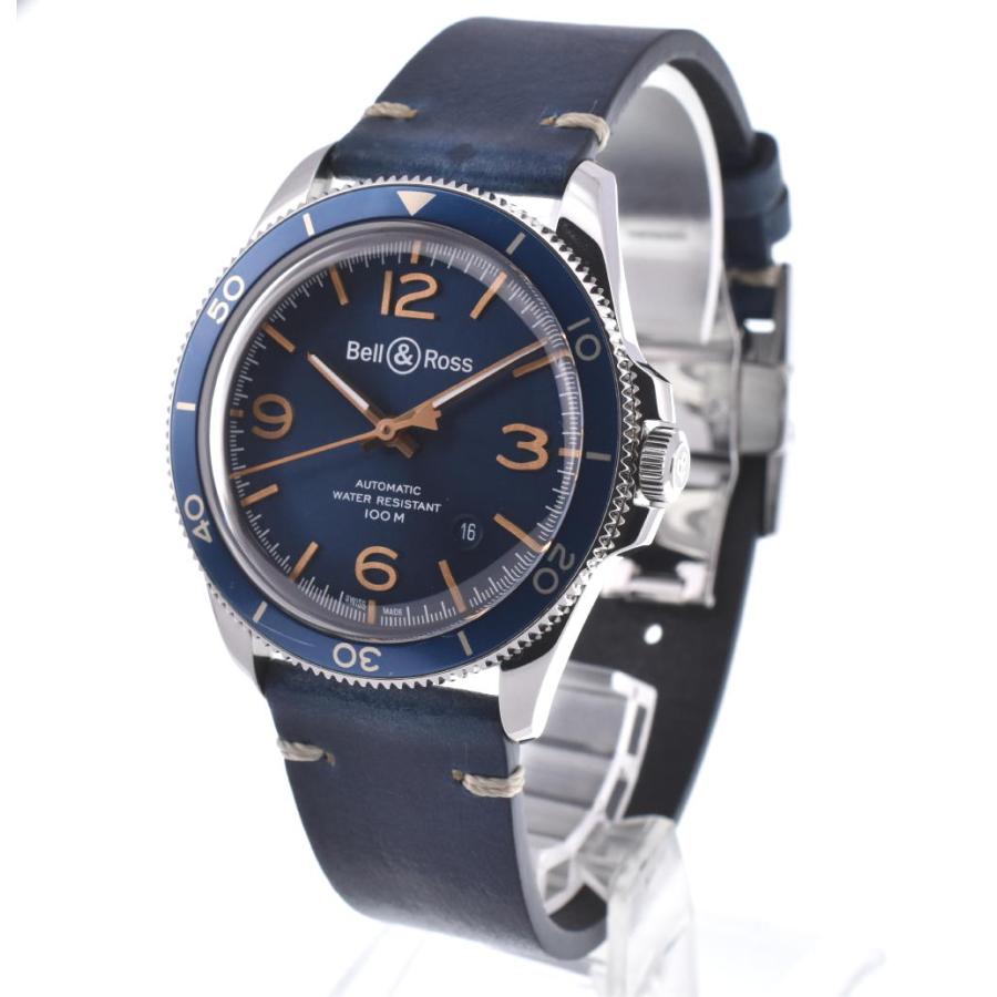 ベル&ロス Bell＆Ross BRV2-92-S アエロナバル ソレイエブルー 文字盤