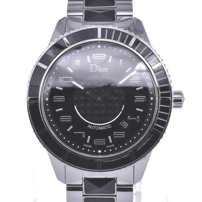 △ ディオール Dior CD115510 クリスタル 自動巻き メンズ L#123385 