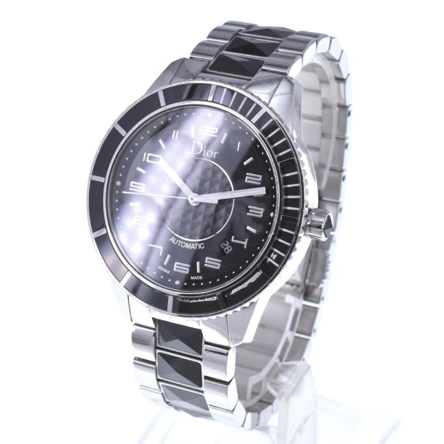 △ ディオール Dior CD115510 クリスタル 自動巻き メンズ L#123385 