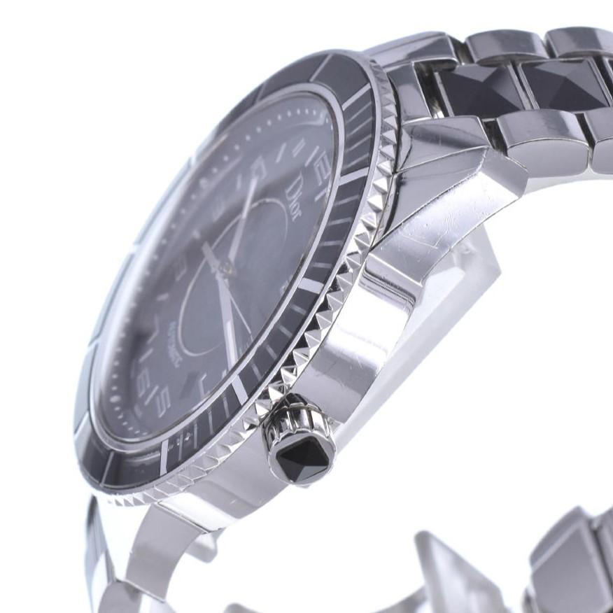 △ ディオール Dior CD115510 クリスタル 自動巻き メンズ L#123385 