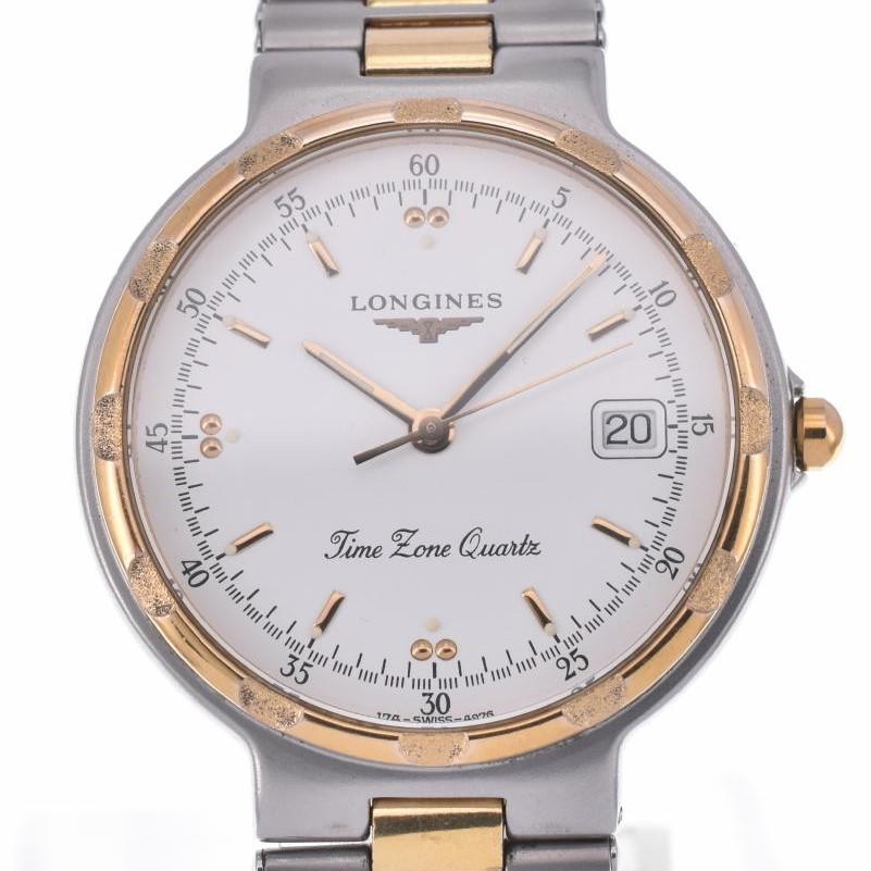 LONGINES（ロンジン） コンクエスト タイムゾーン デイト GP/SS