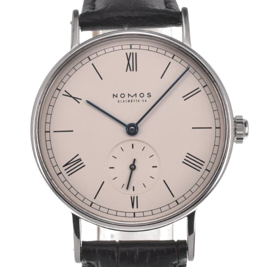 ノモス NOMOS LD1A2W2(205) ラドウィッグ 35 スモールセコンド 手巻き メンズ 美品 L#123728 | 