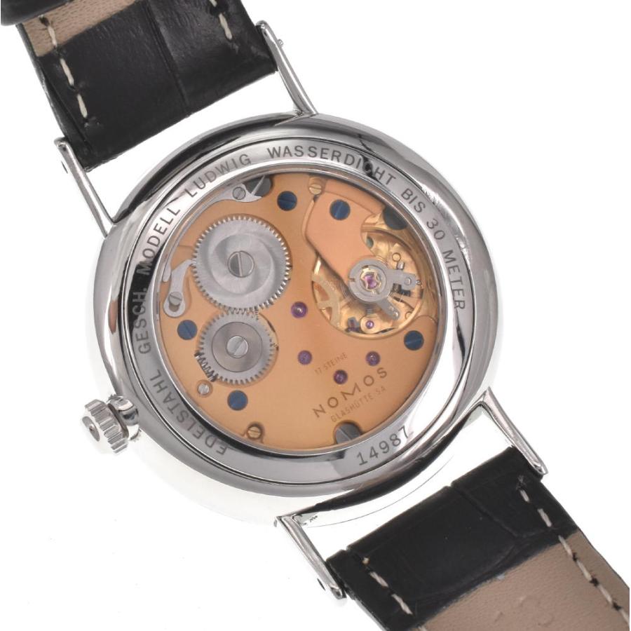 ノモス NOMOS LD1A2W2(205) ラドウィッグ 35 スモールセコンド 手巻き メンズ 美品 L#123728 |  | 05