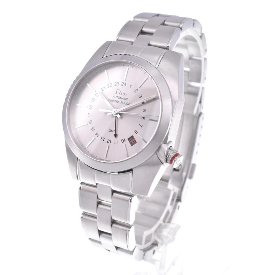 ディオール Dior CD084211M001 シフルルージュ GMT 自動巻き メンズ  