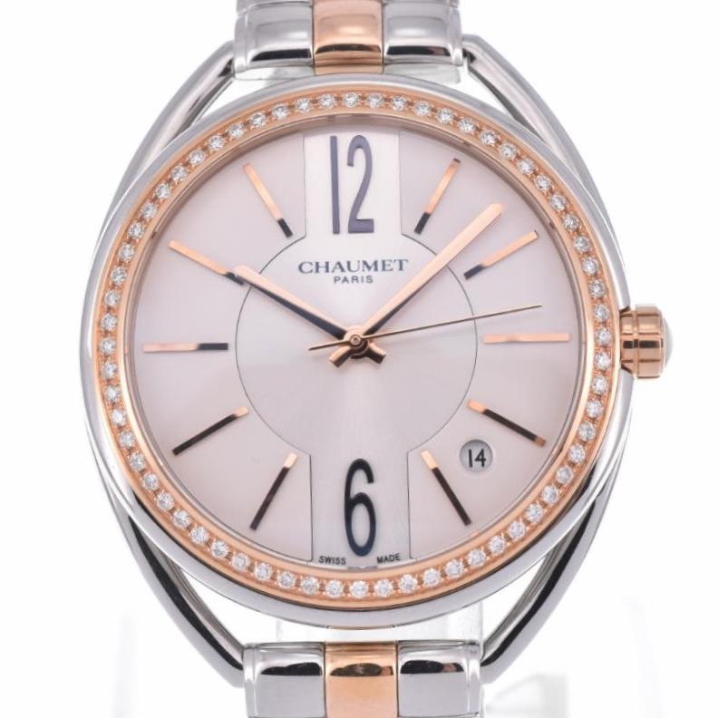 CHARRIOL △ ショーメ Chaumet W23771 リアン ダイヤモンド ベゼル  