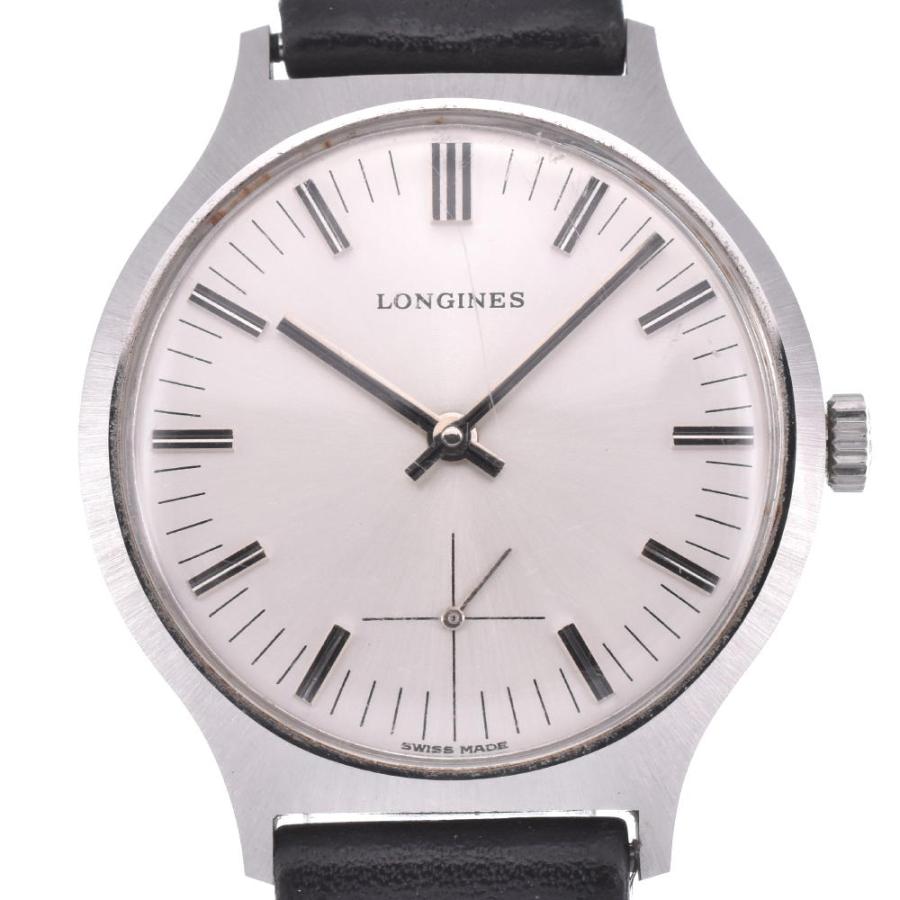 LONGINES ロンジン 手巻き スモセコ 稼働 メンズ腕時計　ビンテージ LONGINES（ロンジン） ヴィンテージ スモールセコンド SS/レザー 手
