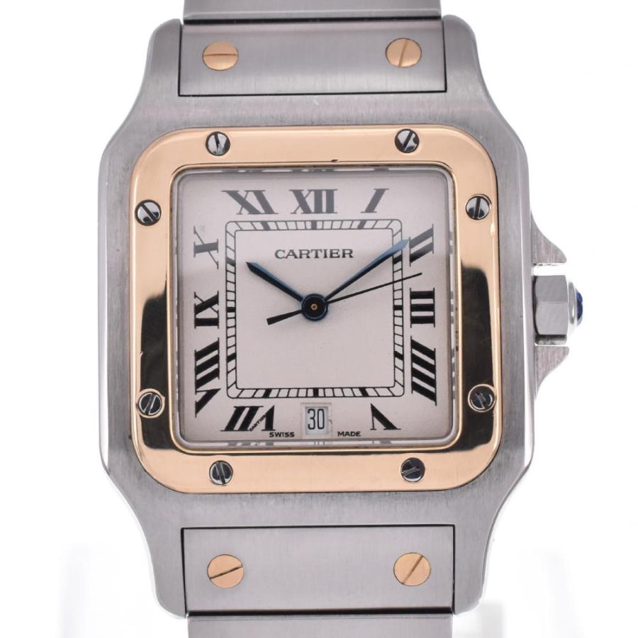 あゆ様確認用 Cartier カルティエ CARTIER 187901 サントスガルベ LM SS/K18