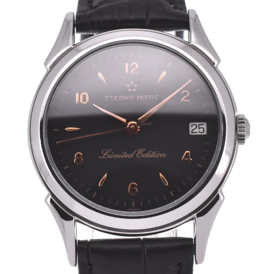 エテルナ △ Eterna 8400.41 エテルナマチック デイト SS/レザー 自動
