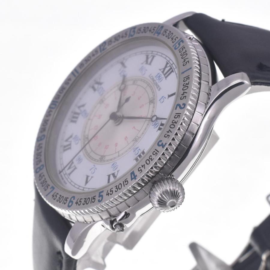 LONGINES（ロンジン） LONGINES 989.5215 リンドバーグ アワーアングルウォッチ Cal.L989.2 自動巻き メンズ ...
