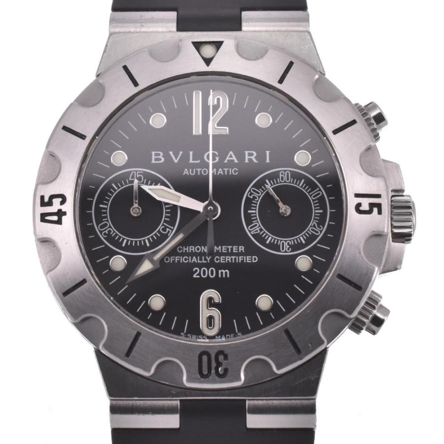 ブルガリ ディアゴノスクーバ コマ×1 SCB38S BVLGARI（ブルガリ） △ BVLGARI SCB38S ディアゴノ スクーバ クロノ