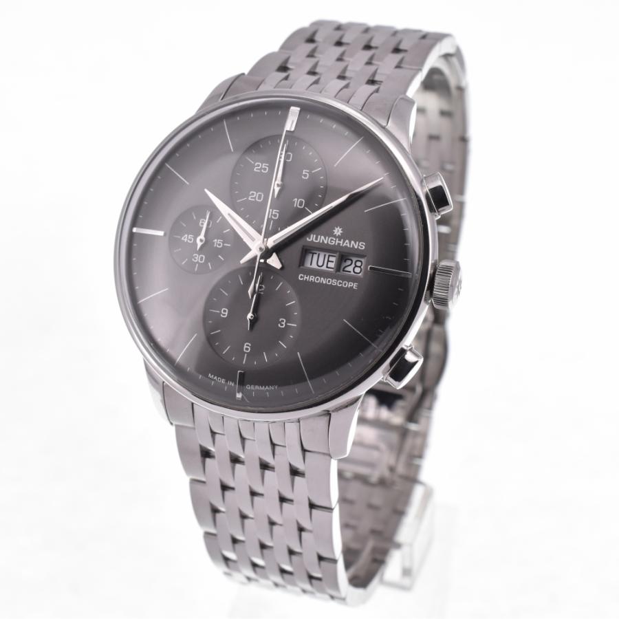 ユンハンス JUNGHANS 027/4120 マイスター クロノスコープ デイデイト  