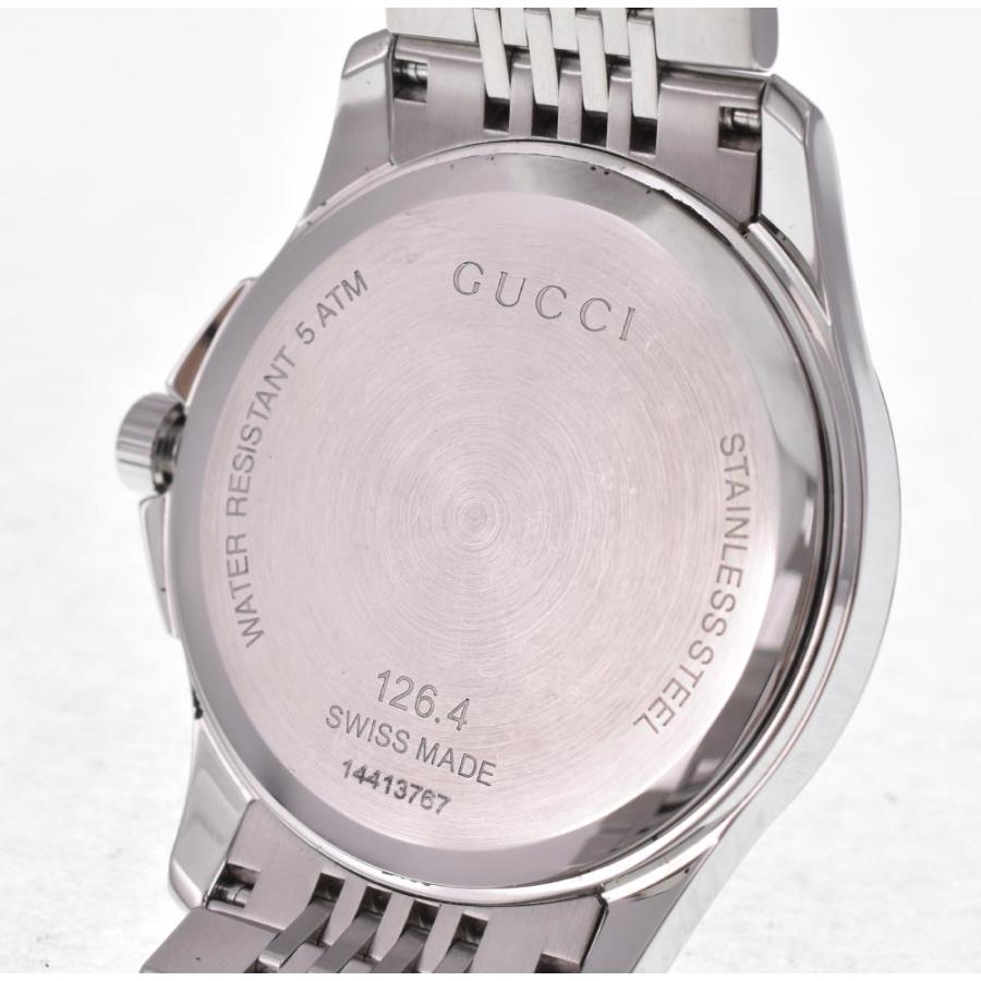 GUCCI（グッチ） GUCCI 126.4 Gタイムレス デイト SS クォーツ メンズ