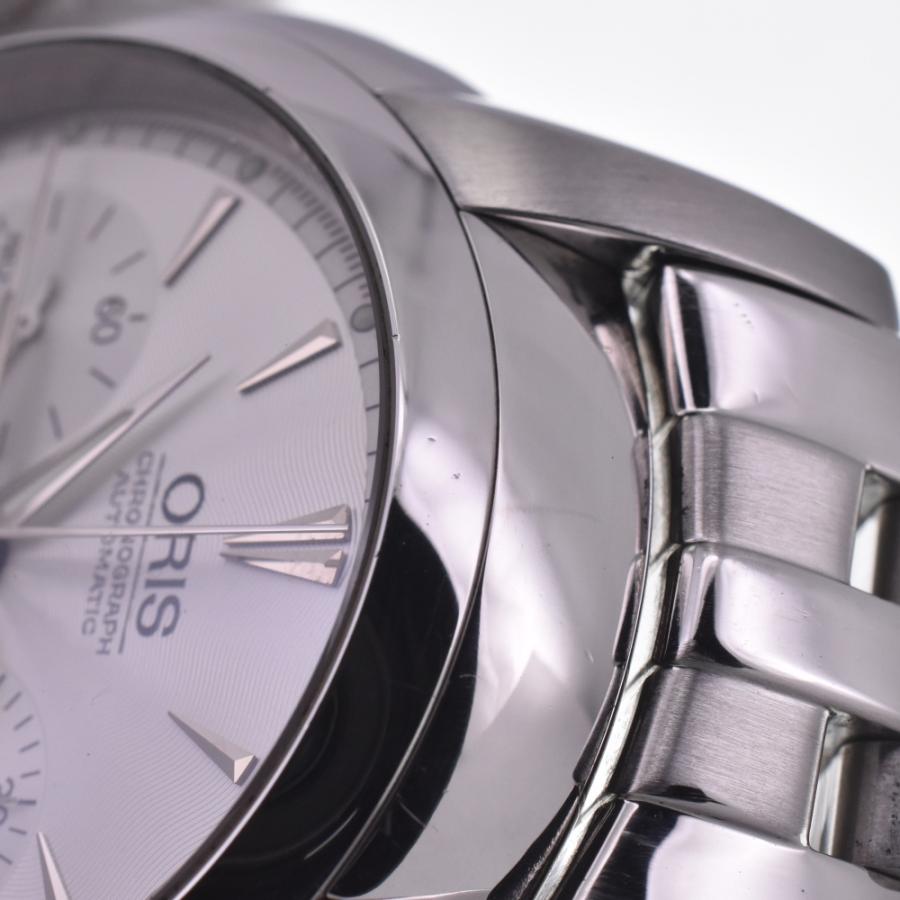 ORIS 自動巻き腕時計 シルバー ORIS（オリス） ORIS 7547 アートリエ クロノグラフ 自動巻き メンズ
