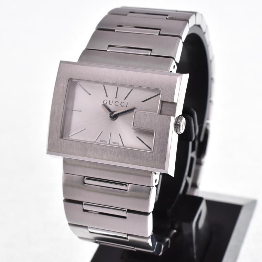 GUCCI（グッチ） GUCCI 100L Gレクタングル SS クォーツ レディース 美